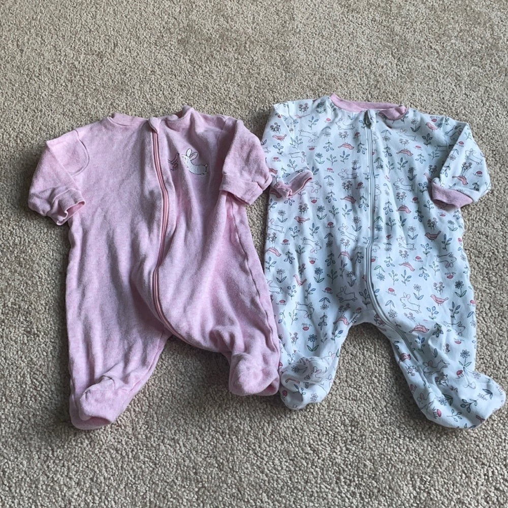 ⚡️$4 FLASH SALE⚡️ Newborn Girl Sleeper Bunny Nb